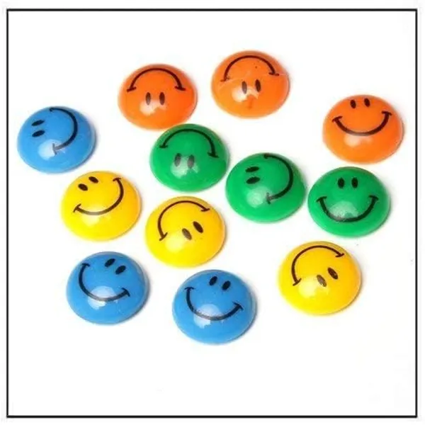 Multicolor_Set_Of_12_Pcs_Plastic_Round_Cartoon_Emoji_Smile_Smiley_Face_Fridge_Magnets(Size_30Mm)