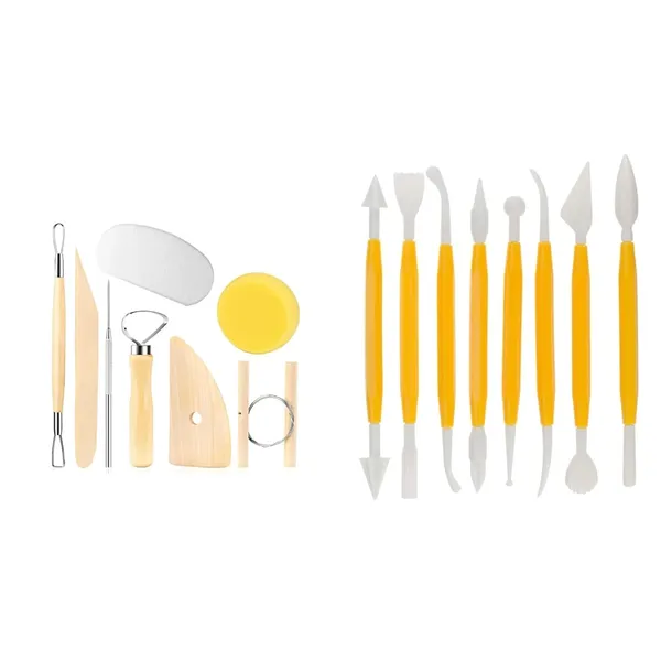 Multicolor_Professional_Tools_Kit_For_Clay_Pottery,_Shaping_And_Trimming_Sculpting,_Scraping,_Cutting,_Fine_Detailing,_Smoothening_16Pcs