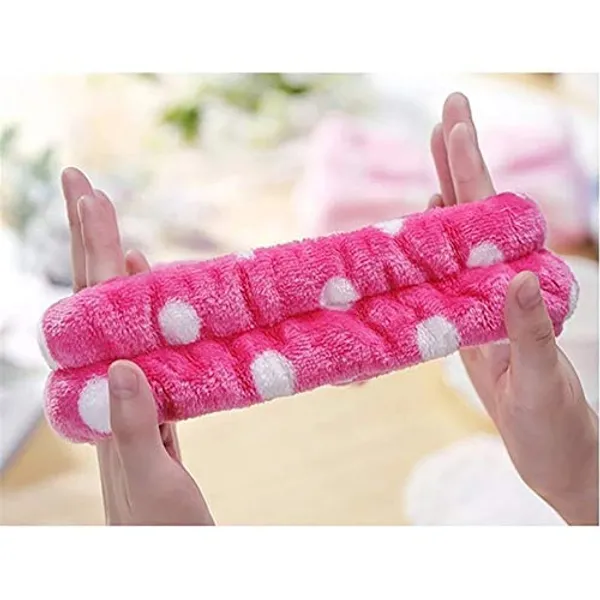 Multicolor_Romantic_Facial_Spa_Makeup_Cleansing_Cute_Bow_Velvet_Elastic_Headband_(Random_Colours)_-_Pack_Of_2