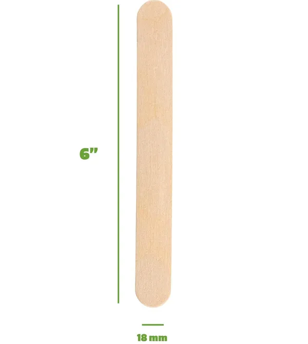 Wooden_[100_Count]_Jumbo_6_Inch_Wooden_Multi-Purpose_Popsicle_Sticks_,Craft,_Ices,_Ice_Cream,_Wax,_Waxing,_Tongue_Depressor_Wood_Sticks