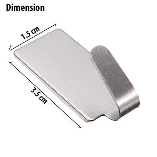 Silver_Multipurpose_Small_Rectangular_Stainless_Steel_Adhesive_Hooks_-_Load_Capacity_Upto_1_Kg_-Pack_Of_12