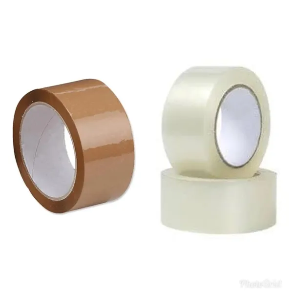 Multicolor_Transparent_Cellotap_2Inch_2_Roll_Together_With_1Pc_2_Inch_Brown_Cellotap_Roll_For_Packing,Home_Use,Office_Use,Industrial_Use