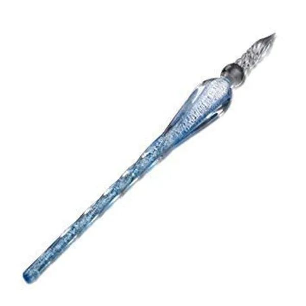 Clear_Crystal_Glass_Dip_Fountain_Pen_With_12_Ink_Set