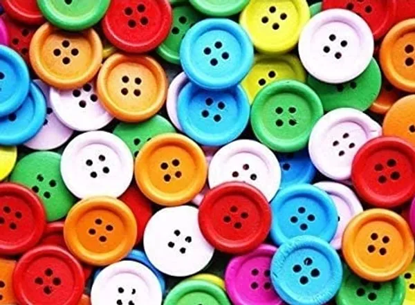 Multicolor_Round_Wooden_Buttons,Different_Neon_Colors_15Mm_Diameter_Set_Of_100_Pc(With_20/00_Mrp_White_Adhesive_Glue)_For_Sewing,Art_And_Craft_Activities,Greeting_Card_Decoration
