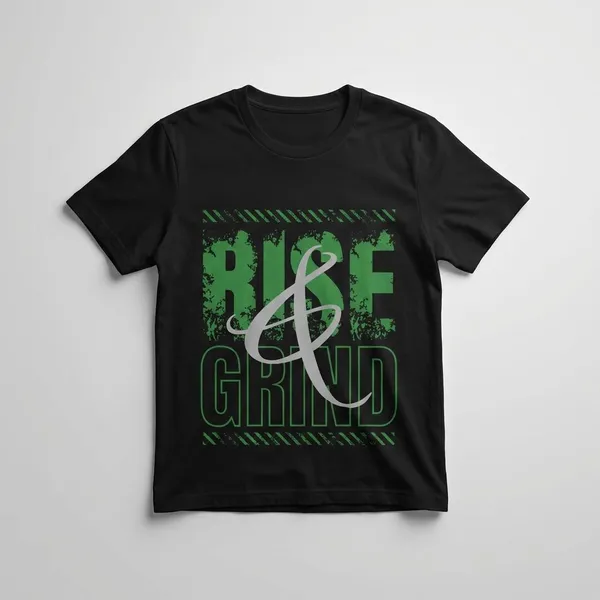 Black_Cotton_And_Elastane_Premium_T_Shirt_For_Men