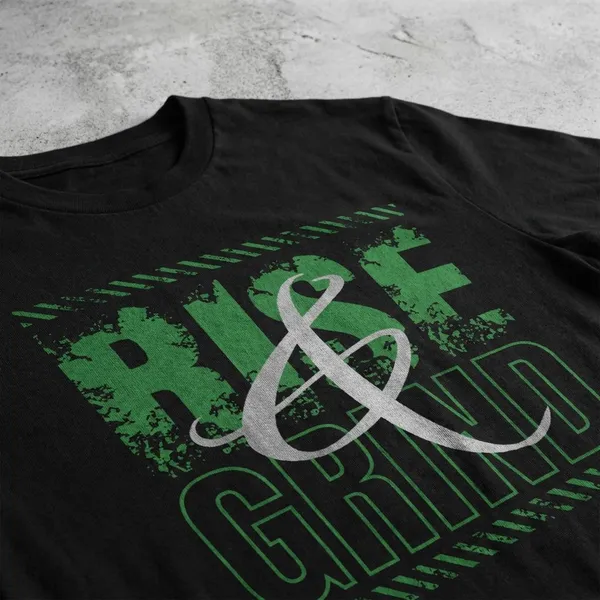 Black_Cotton_And_Elastane_Premium_T_Shirt_For_Men
