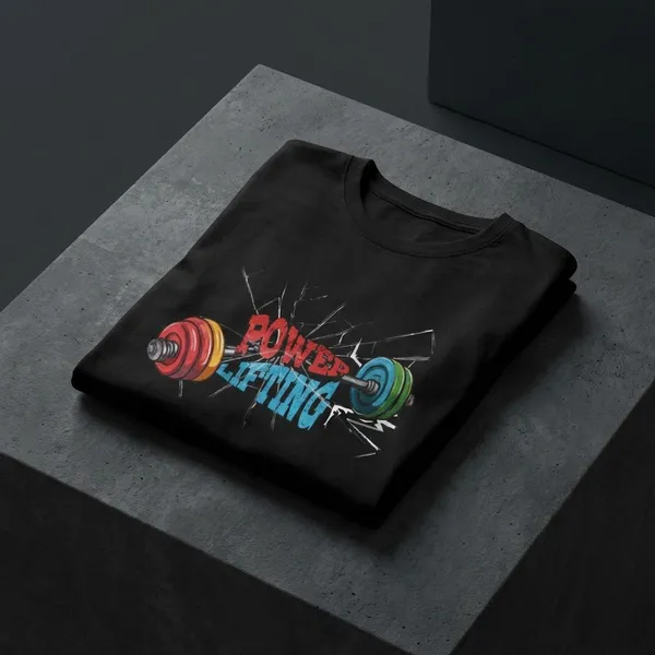 Black_Cotton_And_Elastane_Premium_T_Shirt_For_Men