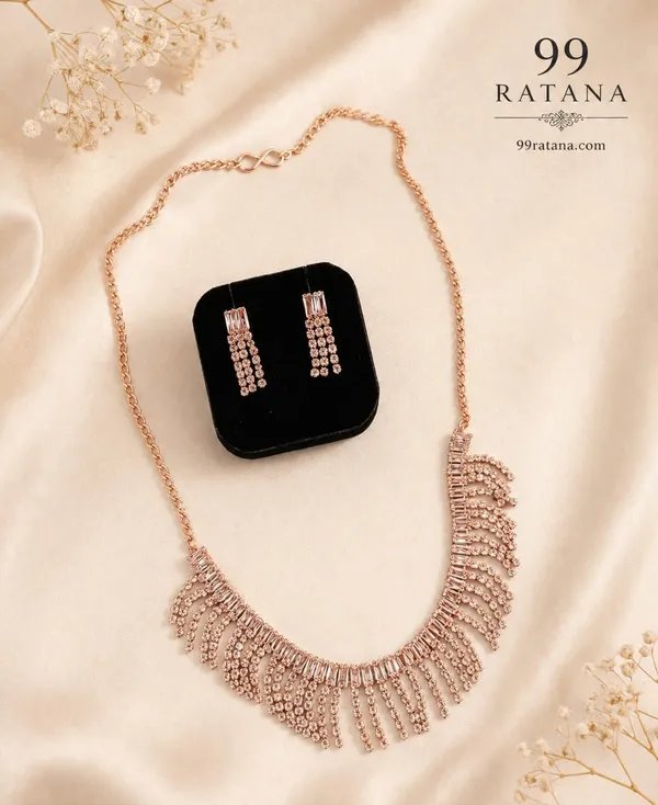 Crystal_Rain_Designer_Necklace_Set_with_Earrings_For_Women_&_Girls