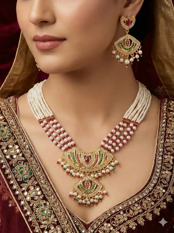 Elegant_Pearl_&_Kundan_Necklace_Set_–_Traditional_Royal_Design