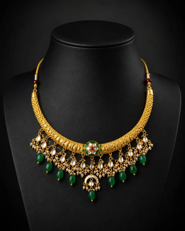 Kesariya_Kanthi_Set_For_Women_&_Girls