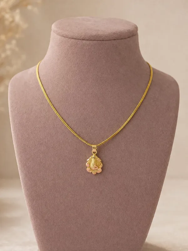 Lord_Ganesha_Micro_AD_Gold_Plated_Pendant_Necklace_for_Women