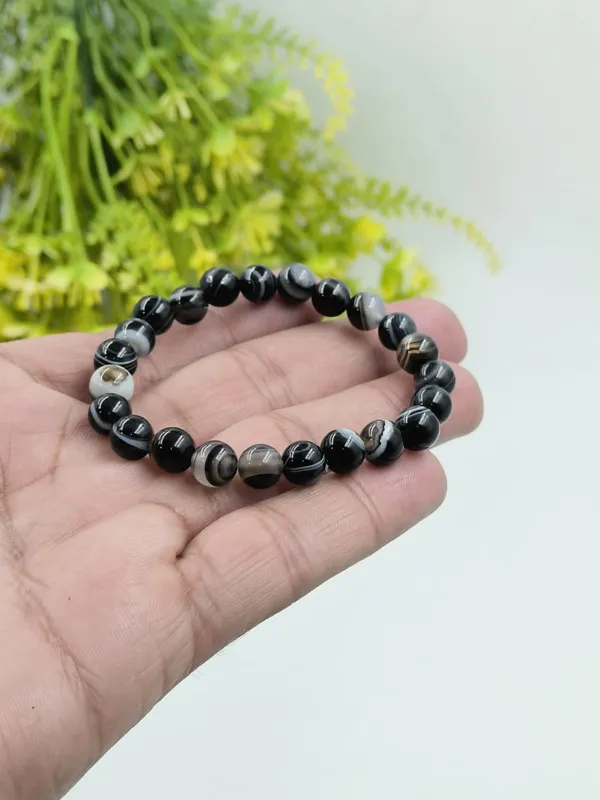 Unisex_Nature_Black_Hakik_Bracelet