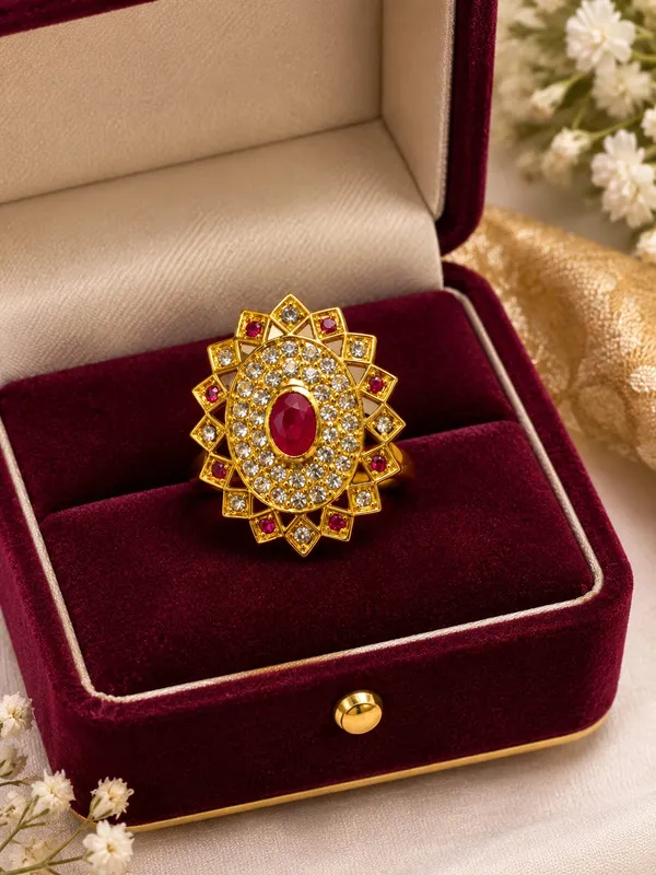 Rajrani_Manikya_Shahi_Red_Stone_Statement_Ring_For_Women_&_Girls
