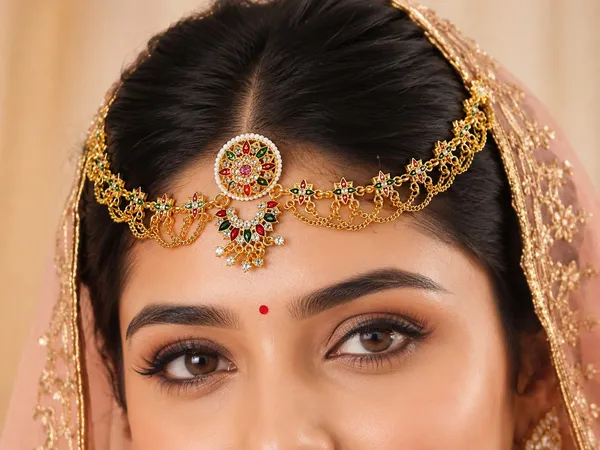 Rajsi_Gulmohar_Multicolour_Meenakari_Matha_Patti_–_Royal_Rajasthani_Bridal_Headpiece