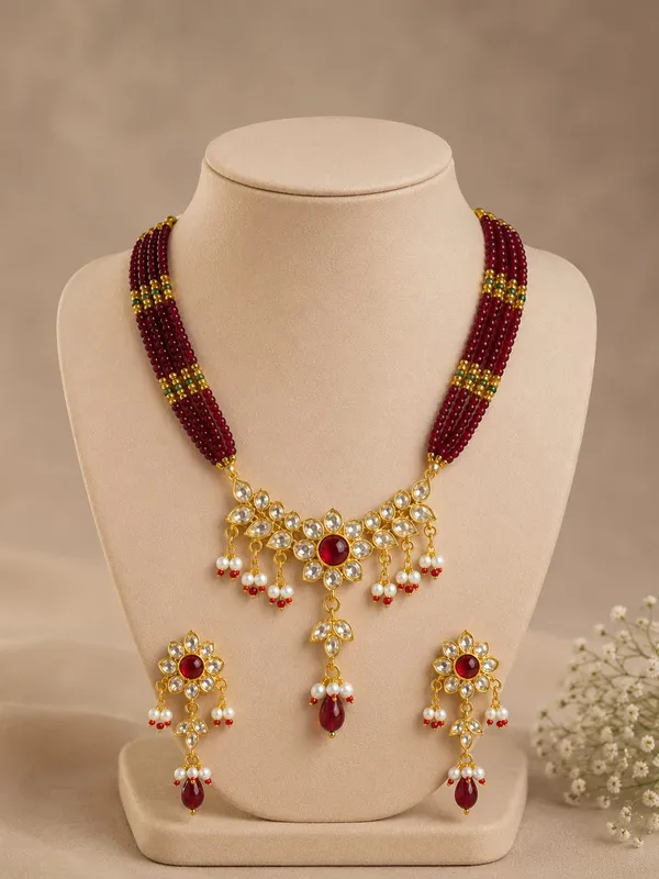 Rajsi_Ruby_Kundan_Haar_Set_For_Women__&_Girls