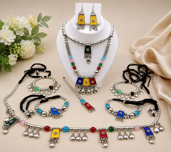RangRasiya_Dandiya_Multicolor_Jewellery_Set_For_Women_&_Girls_(6_pcs_Combo)