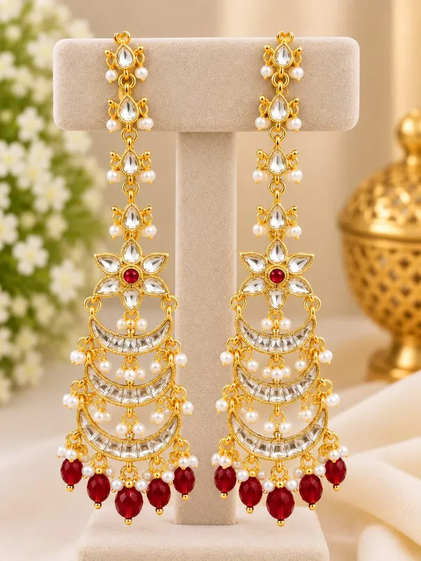 Royal_Ruby_Pearl_Chandbali_Earrings_For_Women_&_Girls