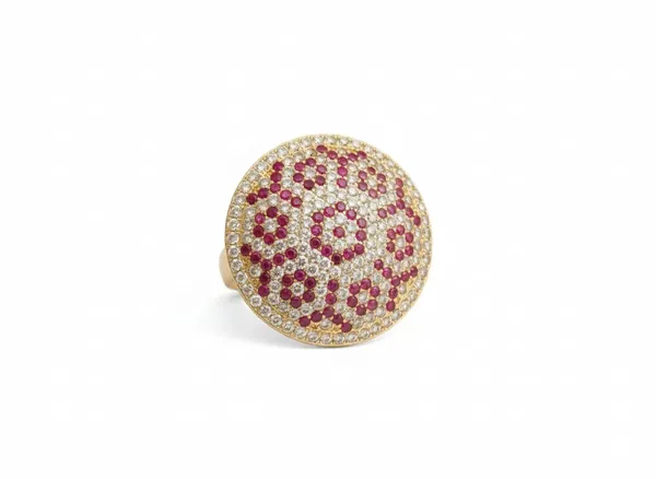 Statement_Ruby_&_Copper_Disc_Ring_Women_&_Girls