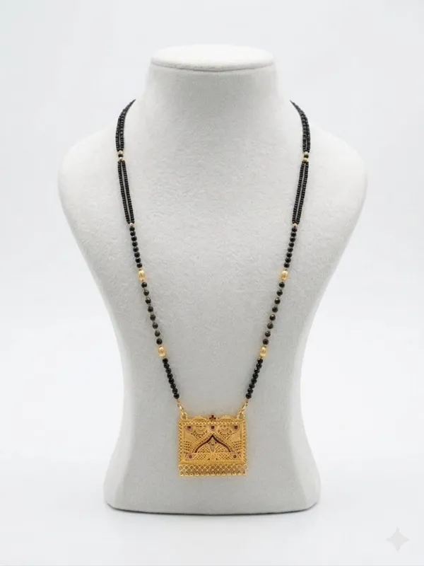 Timeless_Black_&_Gold_Tradition_Mangalsutra_with_Ornate_Pendant_Combo_(Pack_of_2)