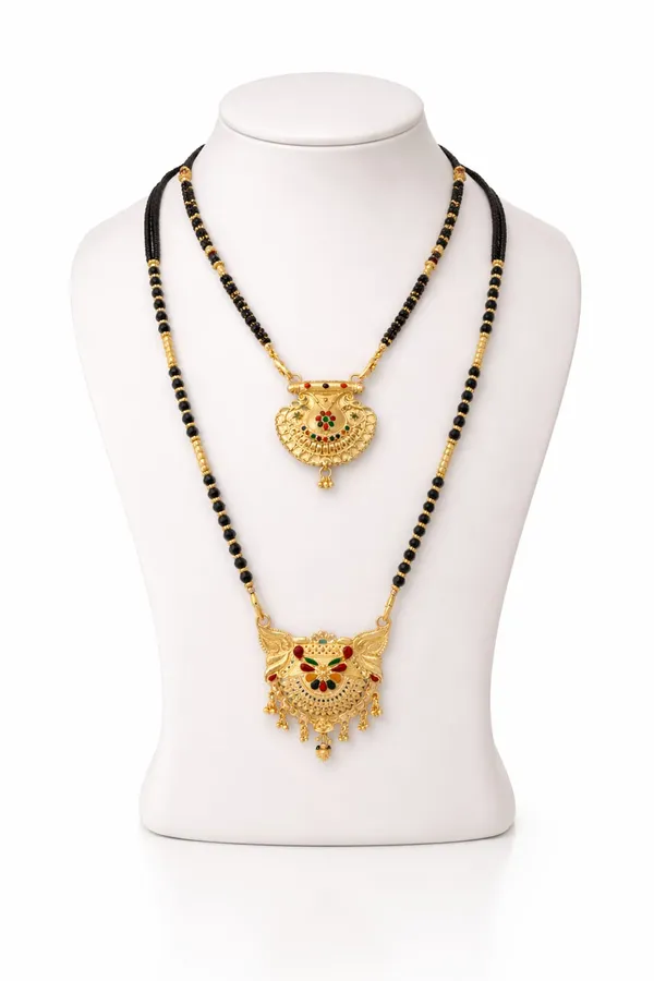 Timeless_Black_&_Gold_Tradition_Mangalsutra_with_Ornate_Pendant_Combo_(Pack_of_2)