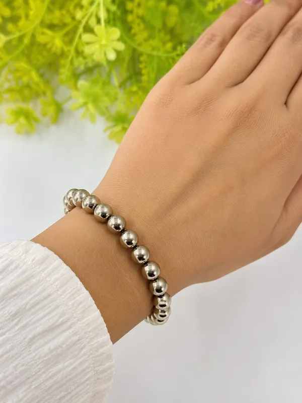 Unisex_Pyrite_Stretch_Bracelet