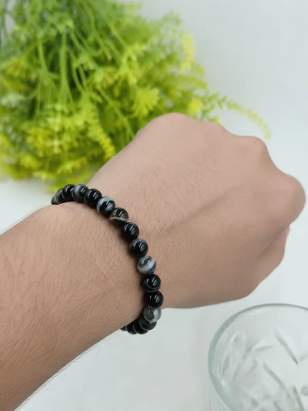 Unisex_Nature_Black_Hakik_Bracelet
