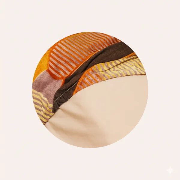 Retro_Sunset_Blocks_Golden_&_Brown_Elastic_Fitted_Cotton_Rich_Feel_Double_Bedsheet_with_2_Pillow_Cover_|_72*78+6_Inch_|_120_GSM