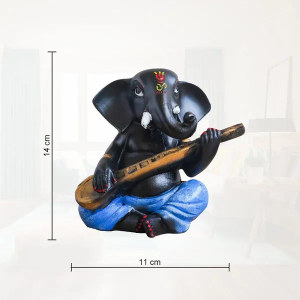 Black_Ganesh_Resin_Premium_&_Elegant_Tricolour_Harmony_Figurine