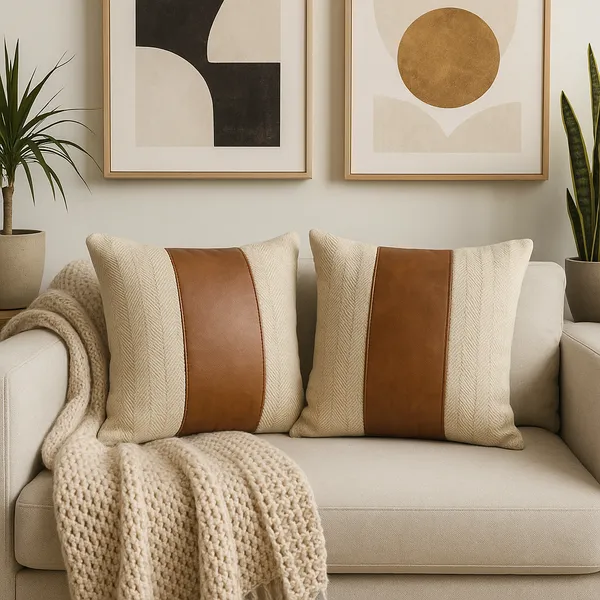 Beige_100%_Pure_Cotton_Premium_&_Elegant_Leather_Strap_Cushion_Cover_(Set_Of_2)