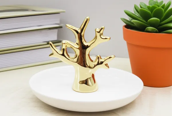 Gold_Branch_Tree_Ring_Holder_&_Ceramic_Trinket_Dish_Set_(TREE)