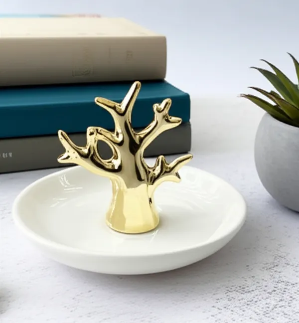 Gold_Branch_Tree_Ring_Holder_&_Ceramic_Trinket_Dish_Set_(TREE)