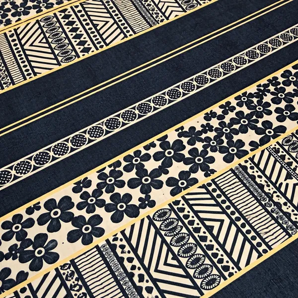 Elegant_Blue_Floral_&_Geometric_Cotton_Rich_Feel_Flat_Double_Bedsheet_With_2_Pillow_Cover_|_90*100_Inch_|_140_GSM_|_Queen_Size