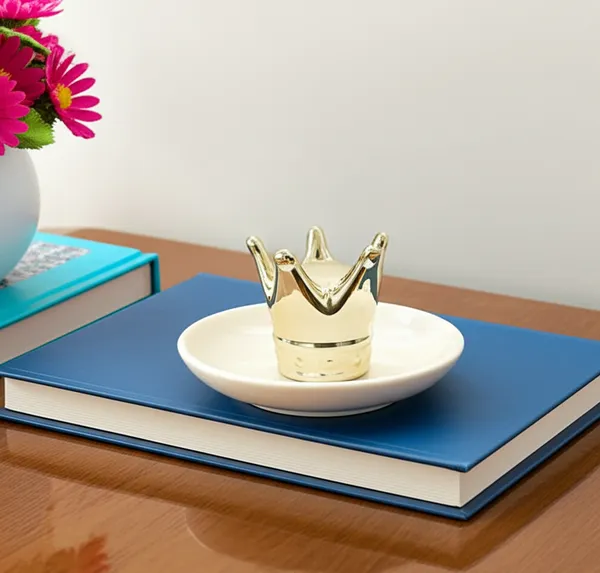 Regal_Gold_Crown_Ring_Holder_&_Ceramic_Trinket_Dish_Set_(KING)