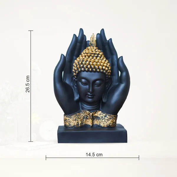 Black_Resin_Premium_&_Elegant_Double_Hand_Figurine