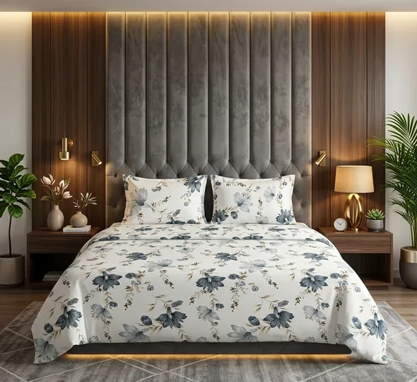 Soft_Blossom_Serenity_Floral_100%_Cotton_Feel_Wrinkle_Free_Flat_Double_Bedsheet_With_2_Pillow_Cover_|_90*100_Inch_|_140_GSM_|_Queen_Size
