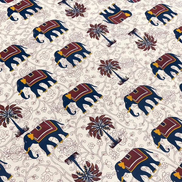 Royal_Elephant_Theme_100%_Pure_Cotton_Super_King_Size_Double_Bedsheet_with_2_Pillow_Cover_for_Elegant_Bedrooms_|_108*108_Inch_|_300_TC