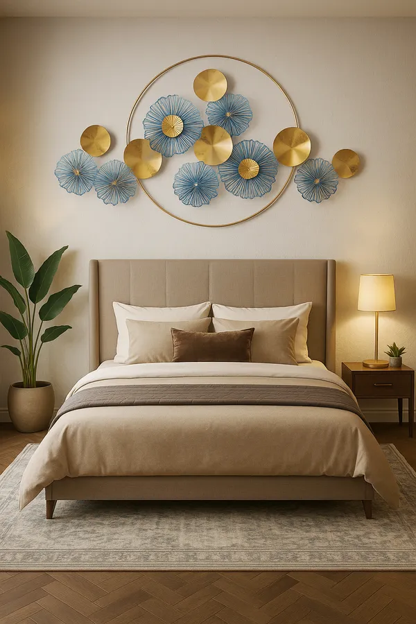 Blue_&_Golden_Metal_Premium_&_Elegant_Blue_Blossom_Wall_Art