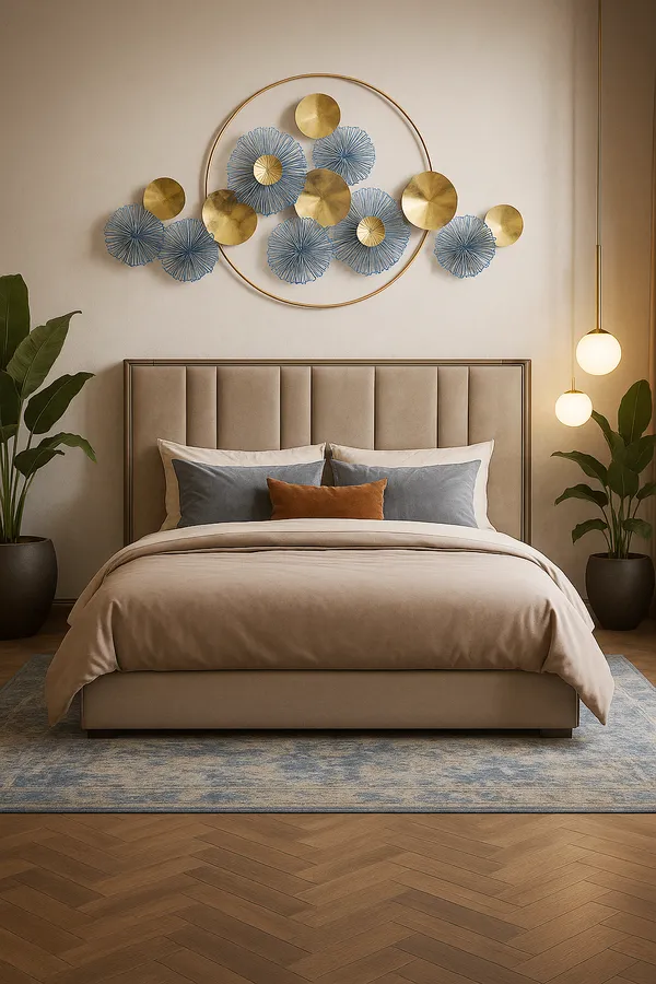 Blue_&_Golden_Metal_Premium_&_Elegant_Blue_Blossom_Wall_Art