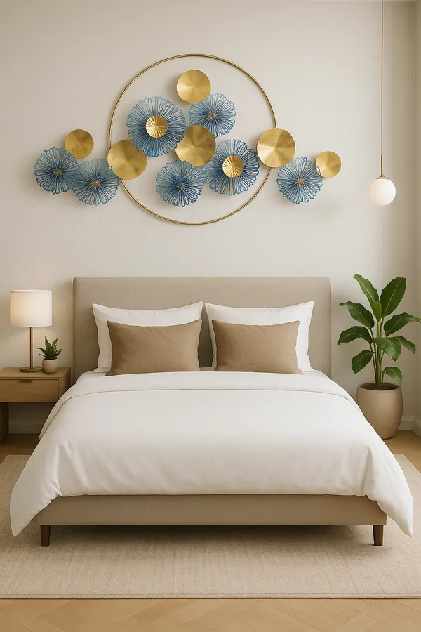 Blue_&_Golden_Metal_Premium_&_Elegant_Blue_Blossom_Wall_Art