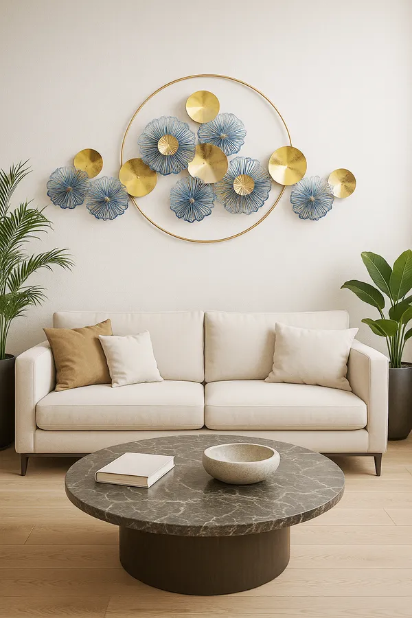 Blue_&_Golden_Metal_Premium_&_Elegant_Blue_Blossom_Wall_Art