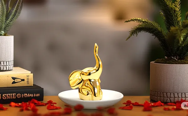 Gold_Elephant_Trunk_Up_Ring_Holder_&_Trinket_Set(ELEPHANT)