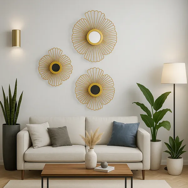 Golden_Metal_Premium_&_Elegant_Glass_Bloom_Decorative_Accent