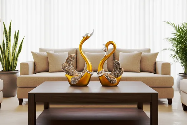 Golden_Swan_Resin_Premium_&_Elegant_Golden_Duck_Figurine