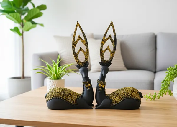 Black_&_Golden_Resin_Premium_&_Elegant_Deer_Majesty_Figurine