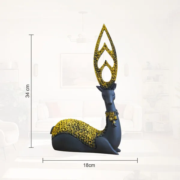 Black_&_Golden_Resin_Premium_&_Elegant_Deer_Majesty_Figurine