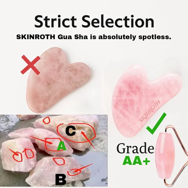 Grade_A+_Rose_Quartz_Roller_&_Gua_Sha_Set–Natural_Love_Stone_for_Anti-Aging,_Wrinkle_Reduction,_Puffiness_Relief,_Jade_Facial_Massager,_Beauty_Glowing_Skincare_Gift_Tool_(Light_Pink)