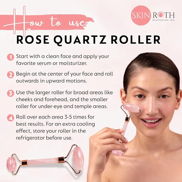 Grade_A+_Rose_Quartz_Roller_&_Gua_Sha_Set–Natural_Love_Stone_for_Anti-Aging,_Wrinkle_Reduction,_Puffiness_Relief,_Jade_Facial_Massager,_Beauty_Glowing_Skincare_Gift_Tool_(Light_Pink)