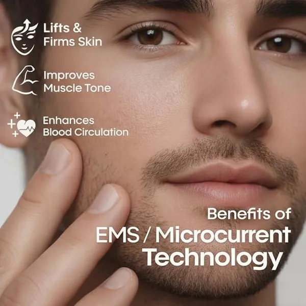 EMS_Pro-V1|_Face_Lift_Gua_Sha_Massager_|_EMS/Microcurrent_Facial_Device_|_9_Level_Vibration_&_Heat_|_Red_&_Blue_LED_Light_Therapy_|_Face_Tightening,_Jawline_Sculpting_&_Anti_Aging_Tool_for_Men/Women_|_Pink