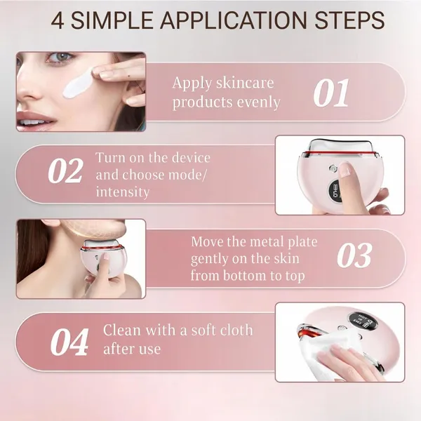 EMS_Pro-V1|_Face_Lift_Gua_Sha_Massager_|_EMS/Microcurrent_Facial_Device_|_9_Level_Vibration_&_Heat_|_Red_&_Blue_LED_Light_Therapy_|_Face_Tightening,_Jawline_Sculpting_&_Anti_Aging_Tool_for_Men/Women_|_Pink
