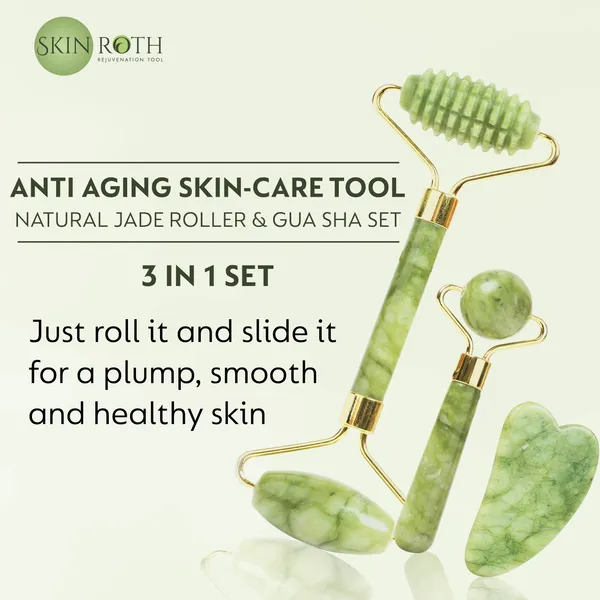 Grade-A+_Textured_Jade_Roller_&_Gua_Sha_-Natural_Anti-Aging_Facial_Roller_For_Eye,_Neck,_Jawline,_Wrinkle,_Puffiness_&_Body_3-In-1_Massager_Tool_For_Skin_Glowing